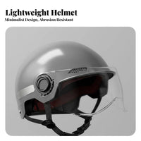 3C Certified Electric Bike Helmet All-Season Motorcycle Half Helmet Shock Resistant for Men, Commuters, Commuting, City Riding