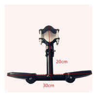 Universal Folding Bike Pedal Anti-Slip Pedal with Mounting Clamp Treaded Folding Bike Pedals Wide for Passengers, Commuters, Electric Bikes, Modified Bicycles