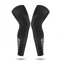 Extended Knee Sleeves Elastic Knee Sleeves with Silicone Strip Leg Sleeve with Silicone Strips Breathable for Athletes