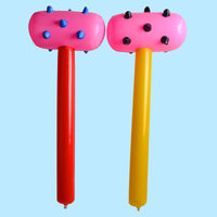 Inflatable PVC Spiked Hammer Toy for Parties and Events