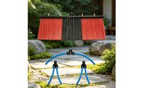 Multi-Outlet Water Fed Pole Brush Dense Bristles Solar Panel Cleaning Brush Connector Fitted Tubed