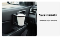 Foldable Car Cup Holder Folding Design Additional Car Drink Holder Space Saving Foldable Beverage Rack for Truckers, RV Owners, Truck, Boat