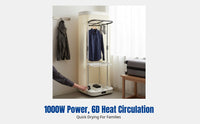 Portable Folding Suitcase Clothes Dryer, Quick-Dry, Space-Saving Wardrobe Dryer, Easy Storage, Home Use