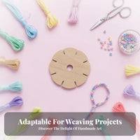 Bracelet Weaving Plate Long-Lasting Partner Bracelet Tool Cord Braiding Plate Lightweight Kumihimo Disc Holds Threads Firmly