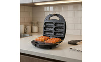 Six-Slot Hot Dogs Machine Easy Clean Electric GrillNo Frying Required Clamshell Grill