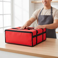Insulated Meal Carrier Bag Portable Thermal Insulated Meal Tote Heavy Duty Insulated Food Delivery Bag for Restaurants, Caterers, Picnic, Camping