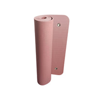 Textured Exercise Mat with Grommets Cushioned Fitness Mat with Grommets Dense High Quality for Home Workouts