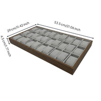 Watch Display Box Lumber Watch Storage Slender Container-Profile for Tabletop, Dresser