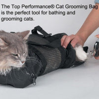 Cat Grooming Bag with Mesh Breathable Cat Grooming Bag Scratch-Resistant
