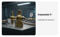 Brass Plug Valve Thickened Frame Pressure Gauge Stop Valve Flow Control Device Plumbing Fitting Sturdy Duty