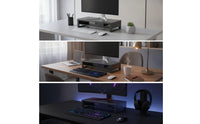 Metal Monitor Riser with Drawer Ergonomic Monitor Stand with Drawer Compact Desktop Storage Organizer Sturdy for Home Office