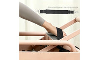 Wide Double-Loop Stretching Strap Woven Stretching Strap with Metal Clips Comfortable Versatile for Yogis