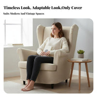 Highposterior side Chair Nordic design Armchair Retro Design Home Seating for Readers, Homeowners, Living Room, perusing corner, Bedroom