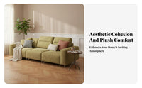 Adjustable thickness Couch French Retro design Sofa Small Space welcoming Living Room Furniture for Apartment Dwellers, Pet Owners, Lounge Area, Office