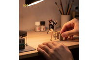 Miniature Woman Figure Fashionable Woman Miniature Figure Stylish Female Figurine for Hobbyists