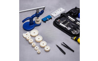 Portable Watch Repair Tool Kit with Case Organized Watch Repair Kit with Carrying Case Compact Complete for Hobbyists, Technicians, Home Maintenance, Bracelet Sizing