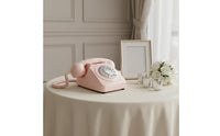 Audio Phone Wedding Decor Retro Dial Phone Party Decoration Vintage Telephone for Hotel, Office