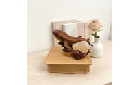 Whale Melody Box Carved Melody Box with Whales Whale Ornament Nature-Inspired Decor Refined for Collectors, Living Room, Nursery
