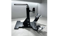 Percussion Cowbell Pedal Mount Holder Adjustable Training Pad Stand with Mounting Arms Portable Hardware for Beginners