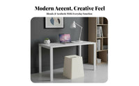 Molded Plastic Stool Thickened and long-lasting Backless Seat Modern Minimalist design aesthetic