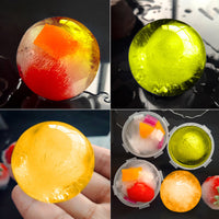 Spherical Silicone Ice Ball Mold for Whiskey and Cocktails, Round Ice Cube Maker