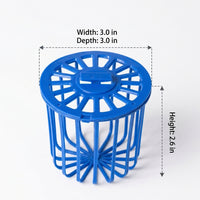 Hanging Bird Feeder Slotted Basket Fruit Holder for Birds, Foraging Toy and Cage Hanging Accessory for Cockatiel Parrot
