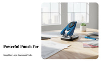 Two-Hole Puncher Metal Construction Two-Hole Paper Punch 50 Sheet Paper Puncher for Teacher, School, Classroom