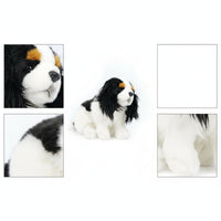 Cavalier King Charles Spaniel Stuffed Animal Lifelike Cavalier Spaniel Stuffed Animal Dog Plushie Realistic Stuffed Dog Toy