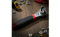 Metric Adjustable Ratcheting Wrench Ergonomic Wrench with Ratchet Compact Spanner Chrome for Mechanics, Car Maintenance