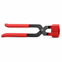 Wheel Nut Cap Plier Metal Wheel Nut Cap Puller Heavy-Duty Pliers with Rubber Jaw for Vehicle Owners, Garage