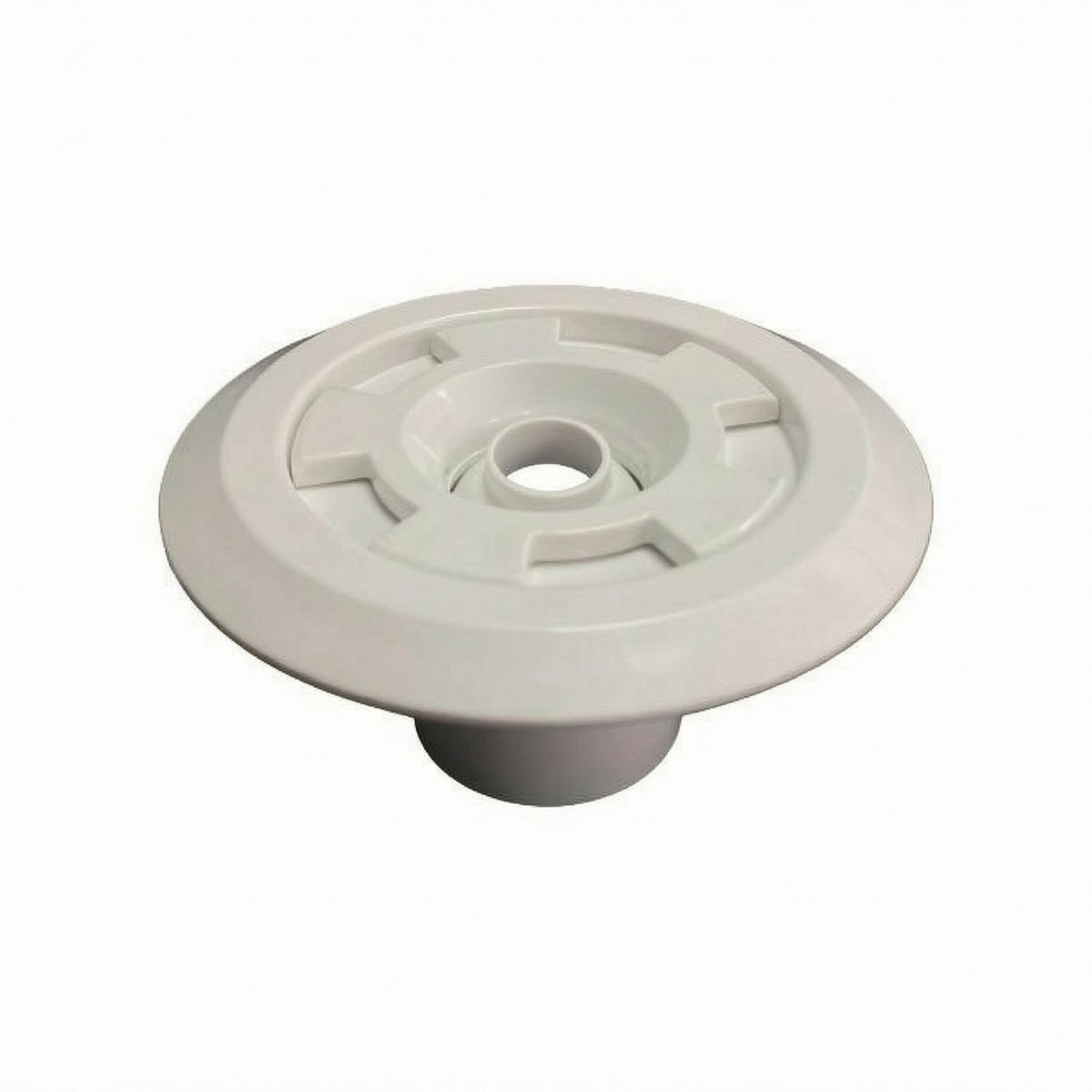 Glue-in Straight-Through Pool Fitting ABS Plastic Pool Inlet Fitting PVC Pipe Low-Profile