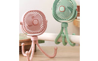 Tentacle Fan 360° Rotation Tentacle Tripod Fan Portable 3 Speed Settings for Infants, Desktop, Infant Bed