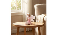 Kneeling Fairy Figurine Decorative Fairy Figurine with Butterfly Appendages Detailed Ornaments for Entryway