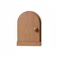 Drill-No-Drill Installation Wooden Switch Cover with Door Hides Imperfections Solid Wood Outlet Concealment Box Easy to Install Decorative Outlet Cover Rustic for Renters, Living Room, Bedroom, Entryway