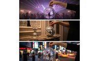 Spherical Clutch Bag Mirrored Disco Ball Purse Shimmering for Parties, Weddings