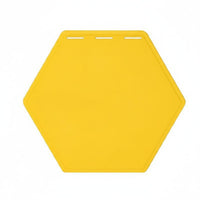 Hexagonal Training Mat Molded Floor Spot Markers  Low-Level Pad-Profile Training Gear for Athletes, Home Workouts