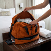 Unisex Dry Wet Separation Gym Bag with Shoe Compartment, Large Capacity Travel Duffel for Short Trips