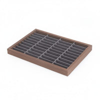 40-Slot Bracelet Tray Stackable Design Bead Bracelet Display Organizer Space Saving Bangle Display Tray for Online Broadcast, Market Stall