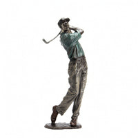 Resin Golfer Sculpture Tabletop Golf Statue Desktop Golf Figurine Decorative for Golfers, Collectors, Office, Living Room, Study, Shelf