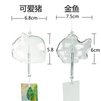 DIY Mosaic Glass Wind Chime Kit with Rhinestones, Edo-Style Creative Gift for Crafting and Decoration