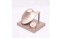Necklace Bust with Band Holder Tabletop Necklace Display Bust Jewelry Display Stand Soft Organizer Minimalist for Jewelers
