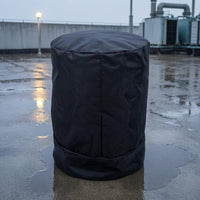 Cylindrical Covering Cover Sewn Construction Black Equipment Cover Heavy-Duty Gear Protection