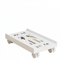 Under Desk PC Holder with Wheels Heavy Duty Rolling Computer Chassis Holder