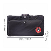 Portable DJ Equipment Bag Large Capacity Padded DJ Controller Bag Zipper for DJs