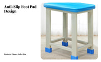 High Load-Bearing Anti-Static Work Stool Wear-Resistant Workshop Sewing Stool Solid Structure Commercial Furniture Rounded Corners for Students, Workers, Technicians, Factory, Hospital, School, Laboratory