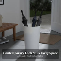 Umbrella Stand Large Capacity Entryway Umbrella Rack Draining Design Household Storage for Office Workers, Business Owners, Hallway, Lobby, Hotel