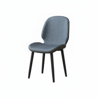 Upholstered Shell Chair Nordic Aesthetic Household Furniture Gold-Tipped Legs