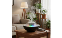 Stainless Steel High-Frequency Mist Maker 3-Head High-Frequency Fogger with LED Submersible Mist Maker with LED Lights Waterproof for Hobbyists, Gardeners, Pond, Fountain, Rockery, Aquarium