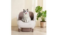 Handseffortless Automatic Cat Litter Box Removable Open-Top Litter Box Large Pet Supply Spacious for Cats, Indoor