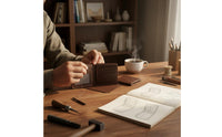 DIY Wallet Making Kit Handmade Short Wallet Kit Gift Idea for Men